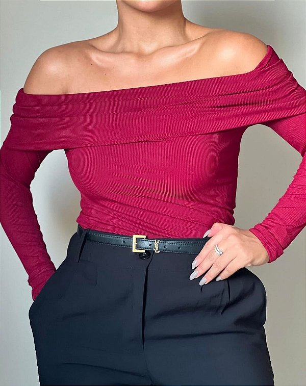Blusa Kéfera manga longa