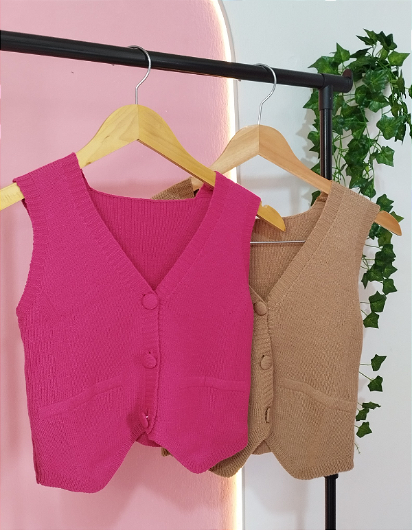 Colete tricô