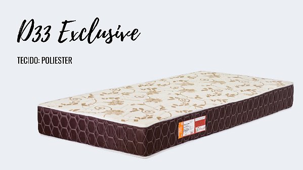 COLCHAO TOPAZIO EXCLUSIVE D33 138X188X24