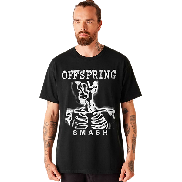 Camiseta LP Preta The Offspring Smash