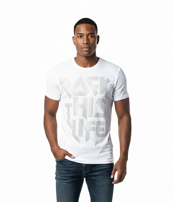 Camiseta RC Rock This Life c/ Strass