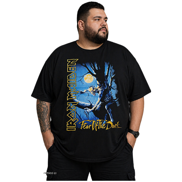 Camiseta Iron Maiden Fear of The Dark