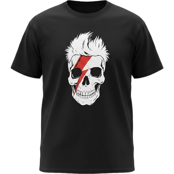 Camiseta David Bowie Skull