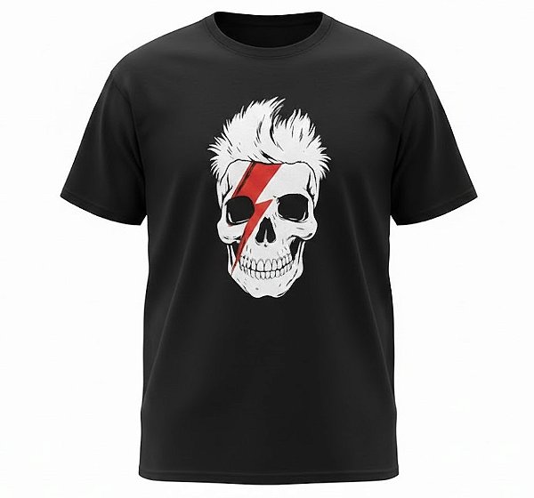 Camiseta David Bowie Skull