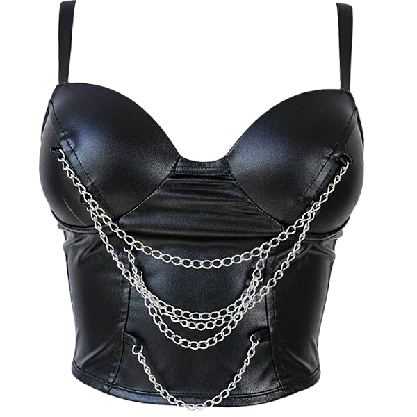 Cropped c/ Correntes Tamanho Único