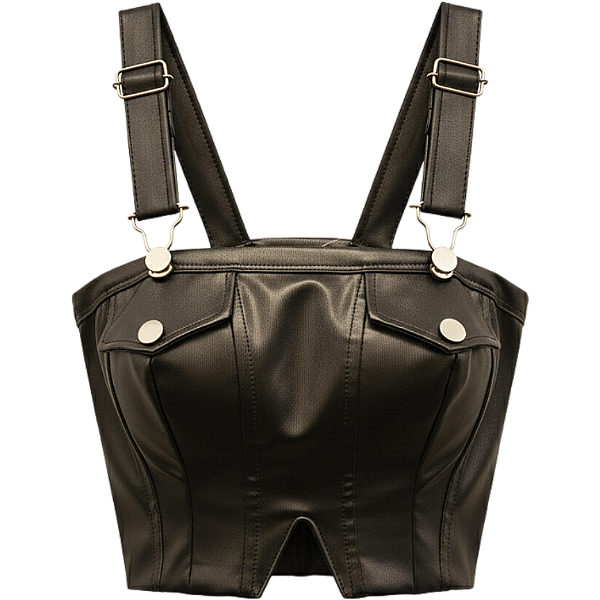 Cropped Botão Tamanho Único