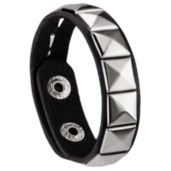 Pulseira c/ Pirâmide 1 Fileira