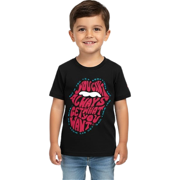 Camiseta LP Infantil Rolling Stones