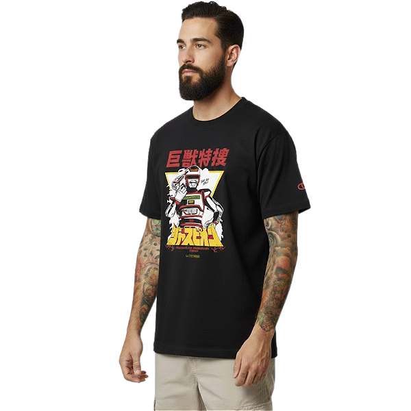 Camiseta LP Preta Jaspion