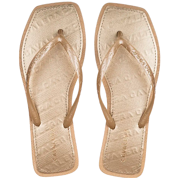 Chinelo Cavalera Feminino Dourado