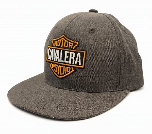 Boné Cavalera Motor Psycho Cinza