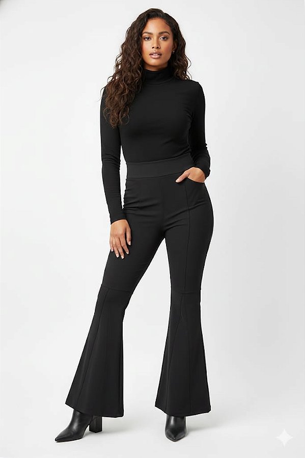 Calça Cirrê Flair Simples