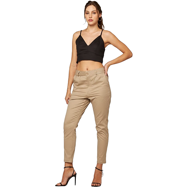 Calça Tailored Bege