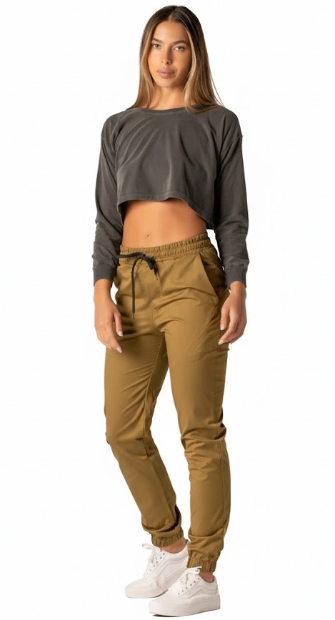 Calça Jogger Mostarda