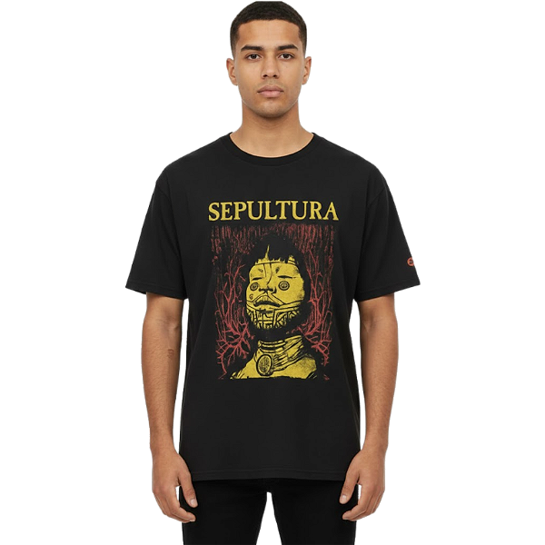 Camiseta LP Preta Sepultura