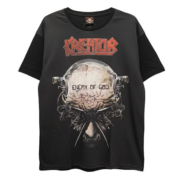 Camiseta Kreator Enemy of God Poliéster