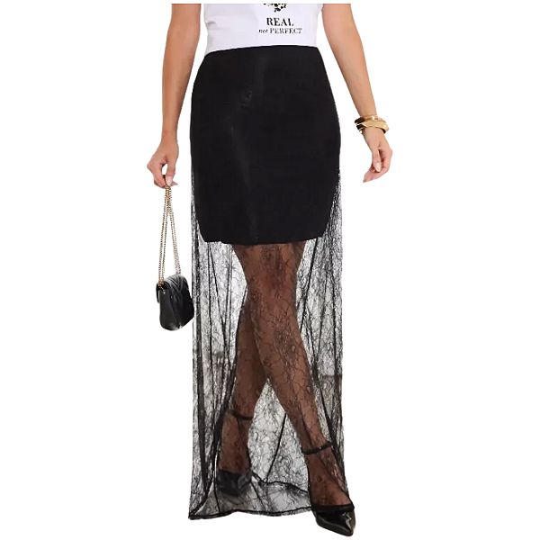 Saia com Renda Longa