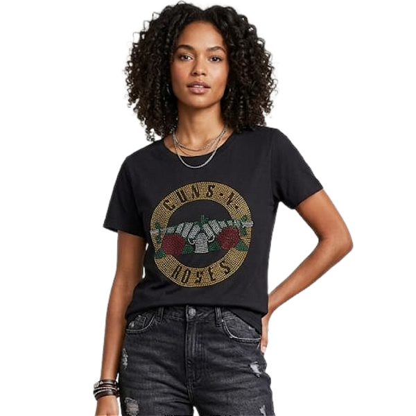 Camiseta Guns N' Roses c/ Strass