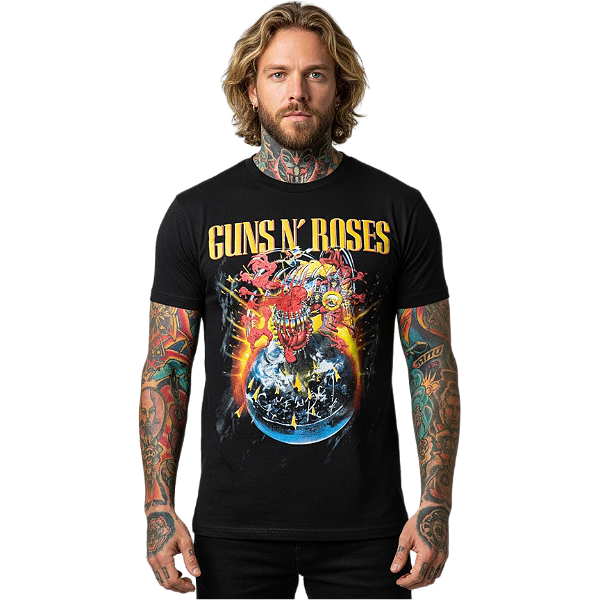 Camiseta Guns N' Roses Turnê