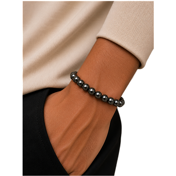 Pulseira Luxo Hematita