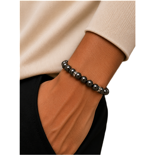 Pulseira Hematita c/ Strass