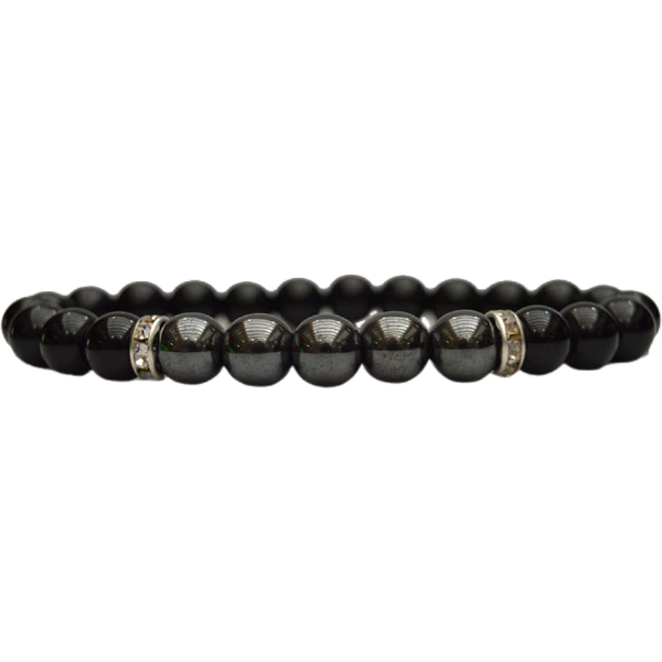 Pulseira Hematita c/ Strass