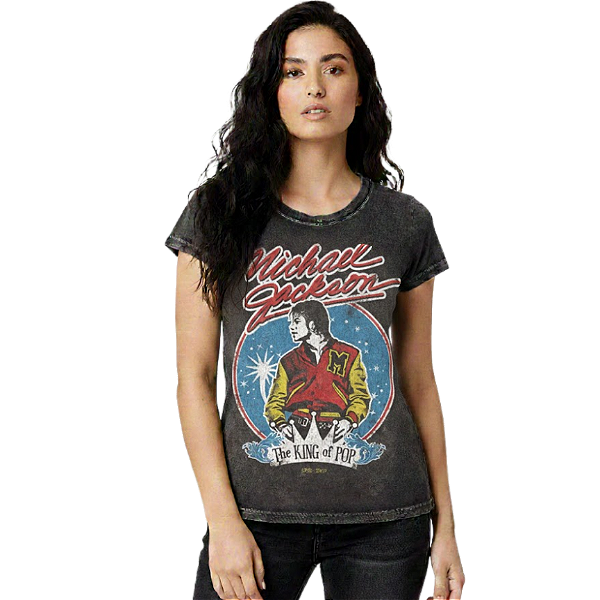 Camiseta LP Baby look Michael Jackson