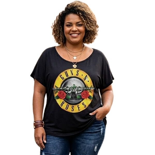 Camiseta RC Guns N' Roses Plus