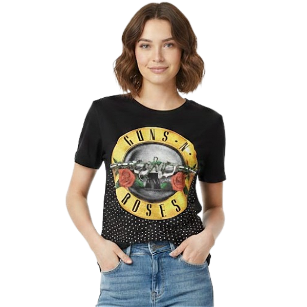 Camiseta RC Guns N' Roses c/ Strass