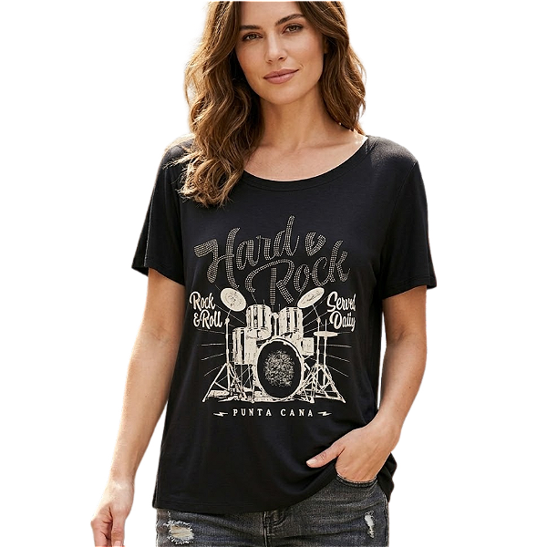 Camiseta RC Hard Rock c/ Strass