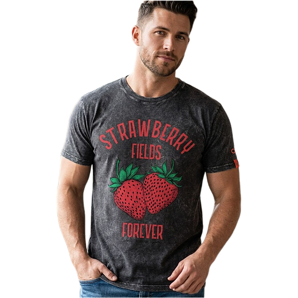 Camiseta LP Estonada Strawberry Fields Forever