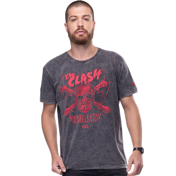 Camiseta LP Estonada The Clash I Should I Stay Or Should I Go