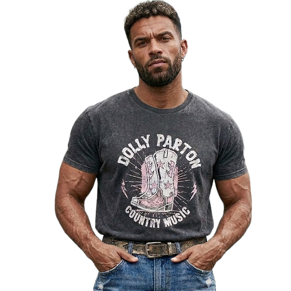 Camiseta LP Estonada Dolly Parton Country Music