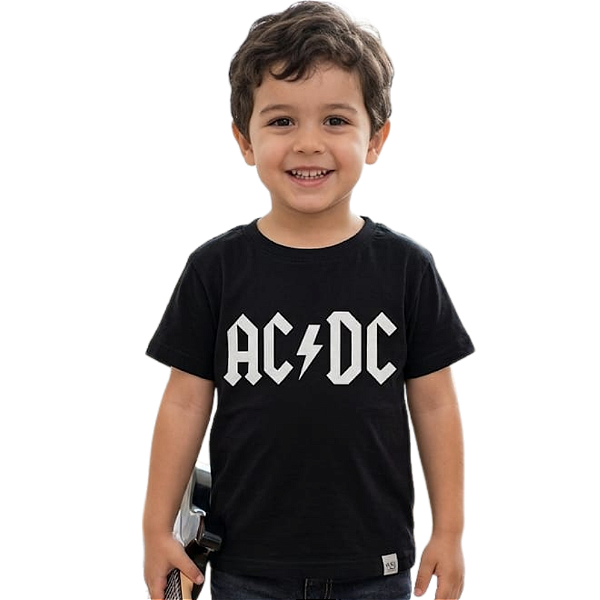 Camiseta Infantil Ac/Dc