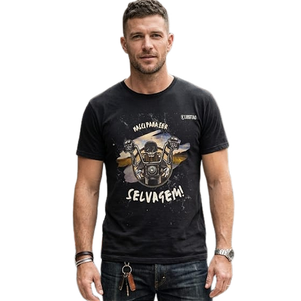 Camiseta Reserva Nasci Para Ser Selvagem