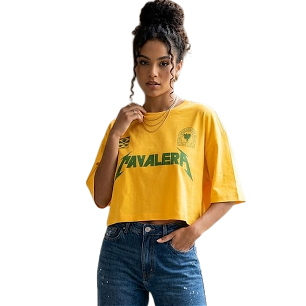 Cropped Cavalera Pentacampeão