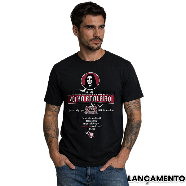 Camiseta Cavalera Indie Ozzy Véio do Rock