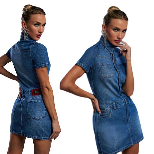 VESTIDO JEANS CURTO 21178