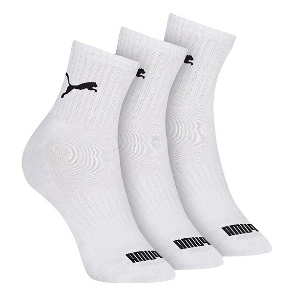 KIT 3 PARES DE MEIA PUMA - CANO MEDIO SEL45306998