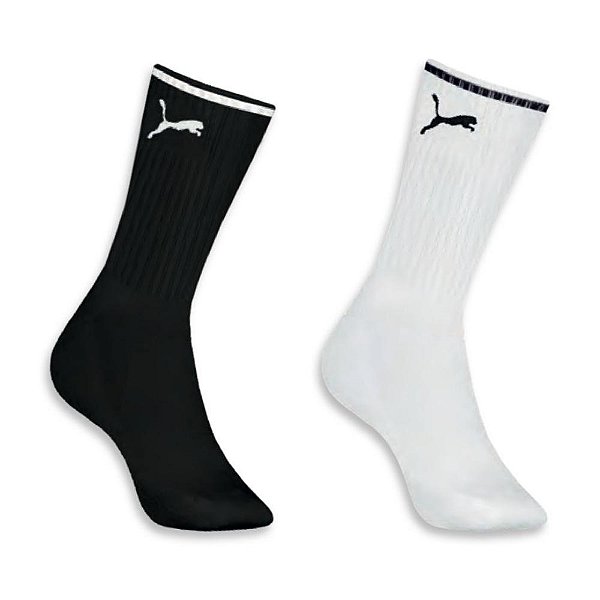 KIT 2 PARES DE MEIA LONGA - PUMA SEL46906504