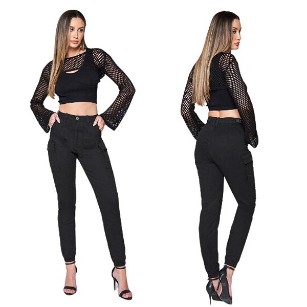 CALCA JOGGER CARGO BOLSO FACA - TEEZZ 21523