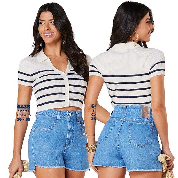 SHORTS CURTO 100%ALGODÃO - MAX DENIM 6436