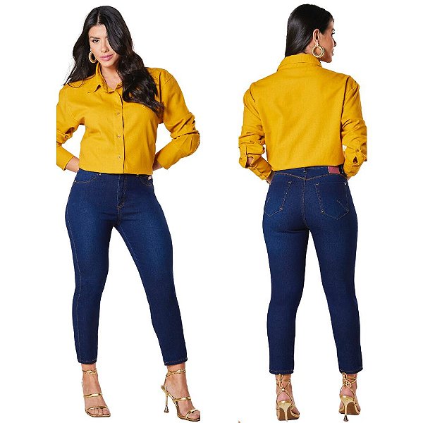 CALÇA SKINNY CROPPED - MAX DENIM 6398