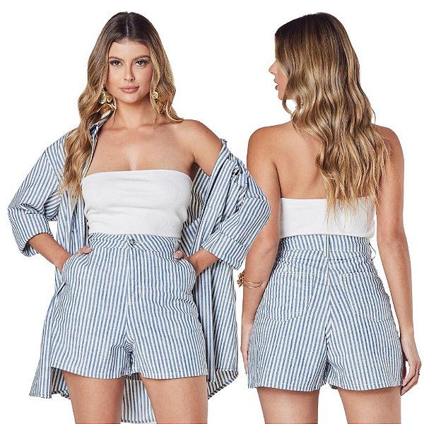 SHORTS HOT PANTS 100%ALGODÃO - TEEZZ 21772
