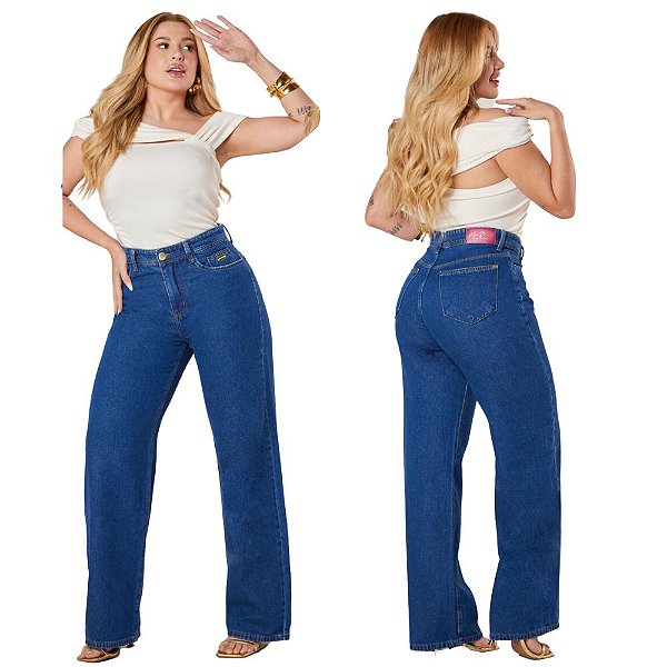 CALÇA WIDE LEG - 6476