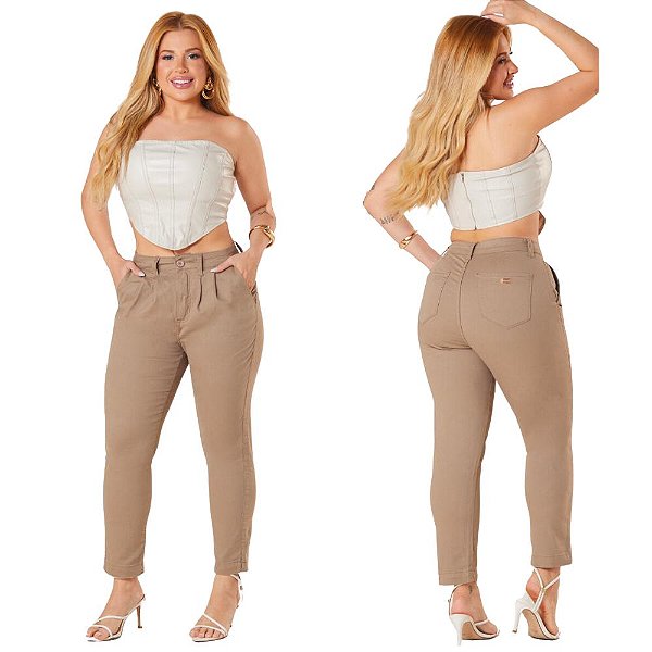 CALÇA SKINNY CROPPED - 6399