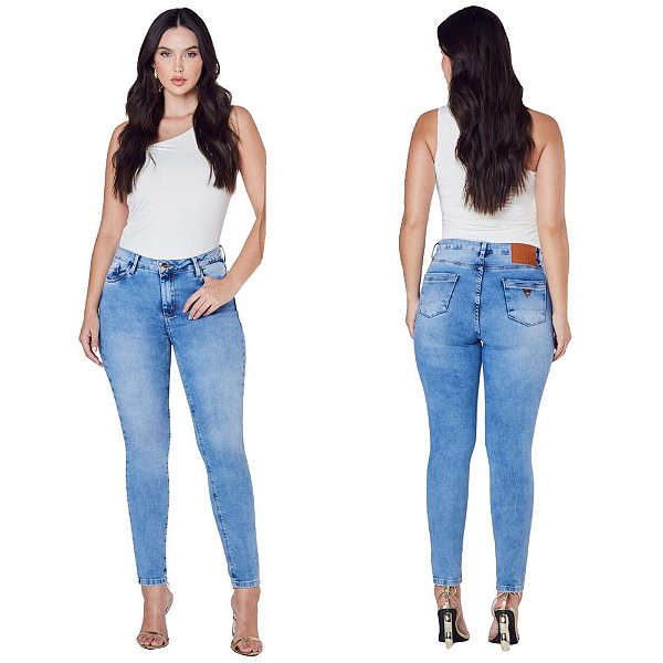 CALÇA SKINNY CÓS MÉDIO - TEEZZ 2164
