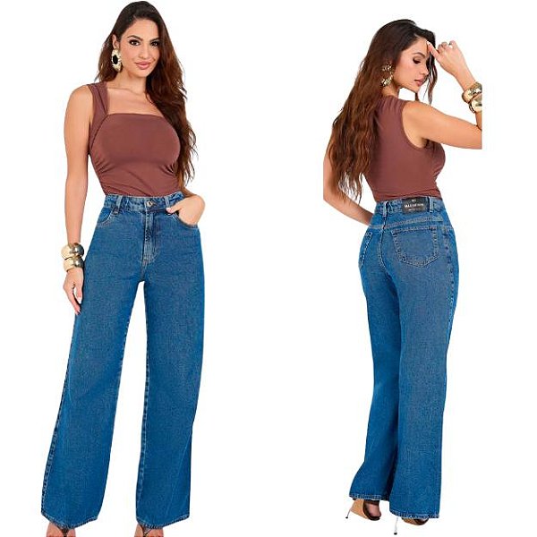CALCA WIDE LEG FEM REF-7095