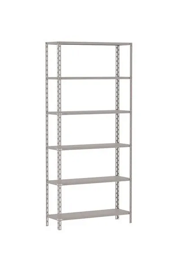 ESTANTE AÇO 1,98 X 0,92 X 0,40 MODELO L2 18/22 com 06 bandejas chapa22" e colunas Chapa 18"