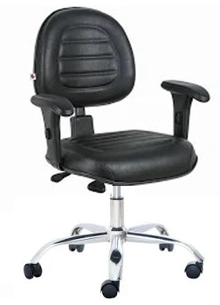Cadeira Digitador Back System – Base Cromada